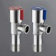 Universal for hot and cold (two red and blue)-extended stainless steel