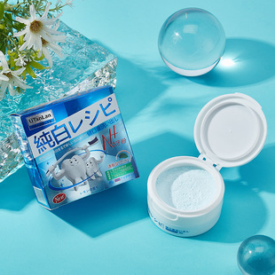 Shake the same Japanese M4 pearl tooth washing powder white dirt plaque cleaning teeth mint fresh breath