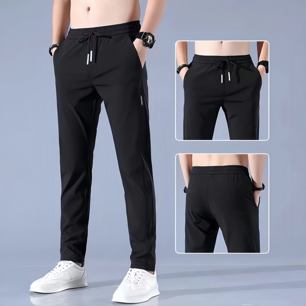 Men's silk thin elastic summer sports quick dry universal trend…