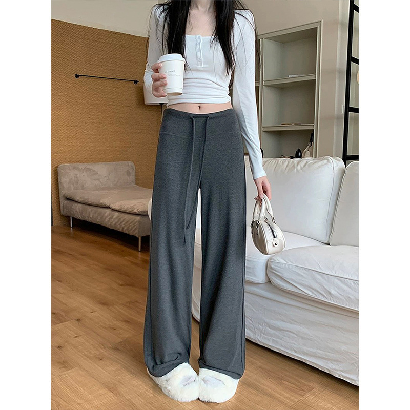 Moses Queen/Moses Queen Stylish Cool Air Cotton Sweatpants Summer Casual Versatile Long Wide-Leg Pants Moses Queen/Moses Queen Stylish Cool Air Cotton Sweatpants Summer Casual Versatile Long Wide-Leg Pants