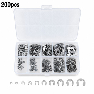 �羳200pcs���b��Ȧ304���P�e���S�ÿ����S�N�_�ړ�Ȧ�_�ڿ���