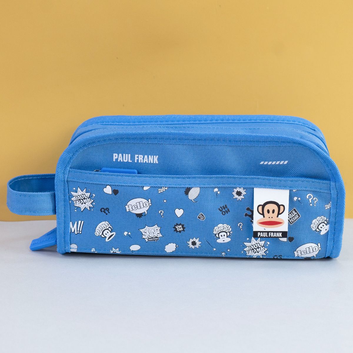 Bigmouth Monkey PC004 gran capacidad multicapa multifuncional bolsas de bolígrafo para estudiantes de primaria bolsas de papel