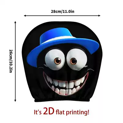 Universal seat cover: Universal Style, Quirky and Fun - 24-double-sided-printing-1pc-26cm28cm
