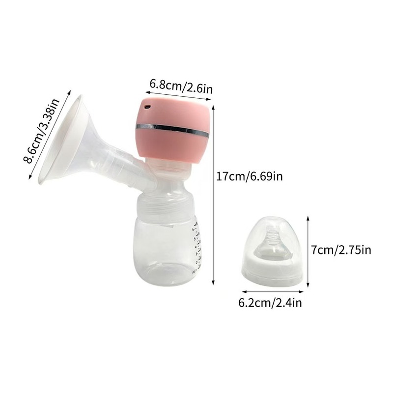 吸奶器一体式免手扶吸奶器无痛大吸力按摩泌乳静音吸奶器便携吸奶|undefined