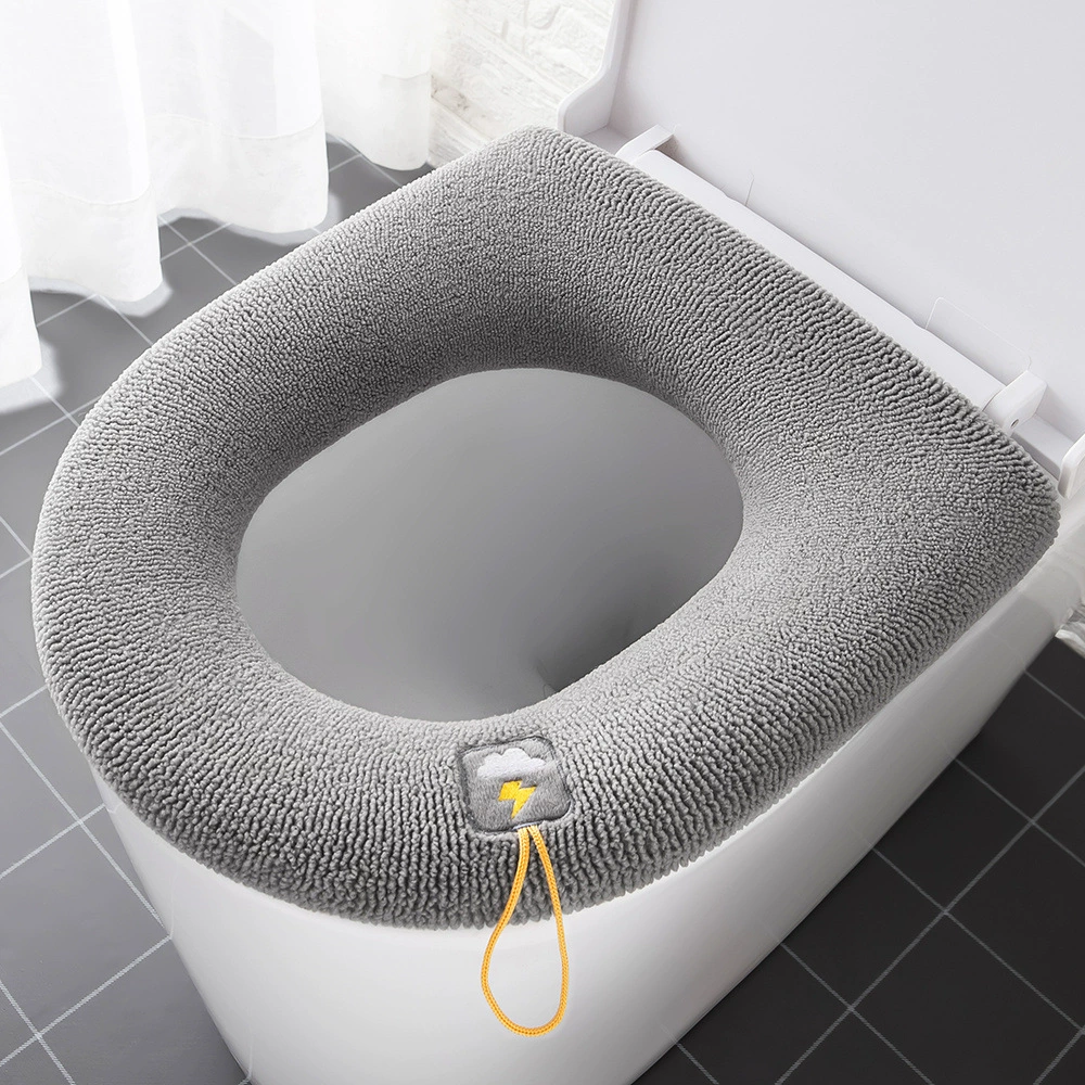 Универсальный туалет, knitted pillow четырех времен года, кольца для домашнего использования, увеличенная толщина, стираемые