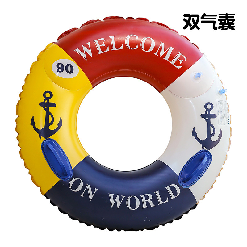Adult large mediterranean swimming ring (level 2 thickening)