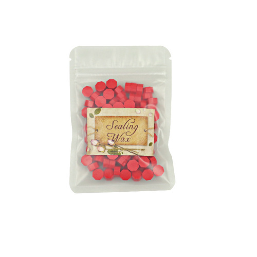 Yaqi octagonal fire paint seal wax particles small bag sealing wax particles 100 sealing wax 130 colors