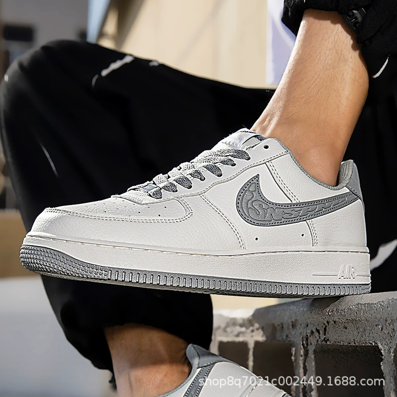 Nike Air Force 1, air jordan, кроссовки, низкая обувь, белые кроссовки