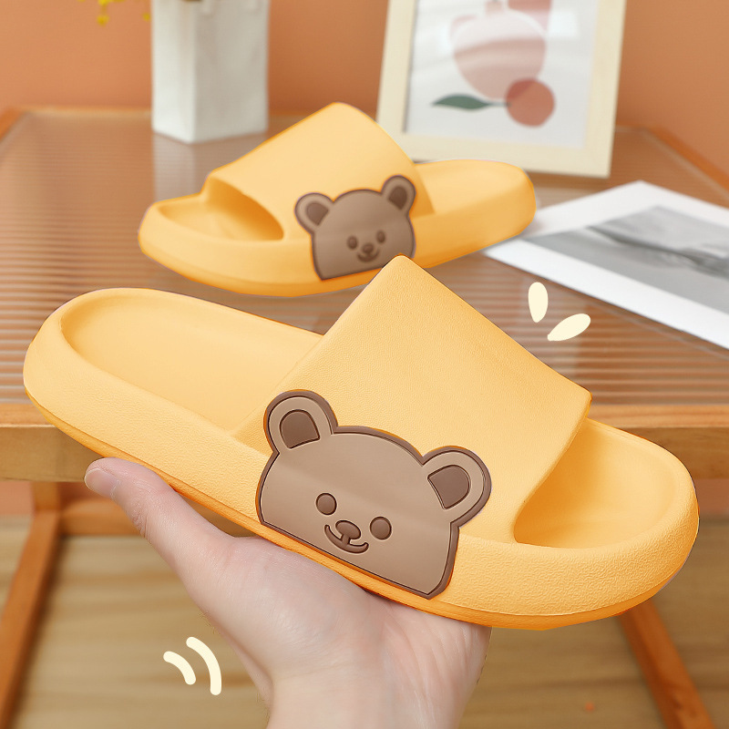 Internet Celebrity ins Cartoon Shit Slippers Women's Cute Couple Indoor Home Men's Soft Bottom Shower Cool