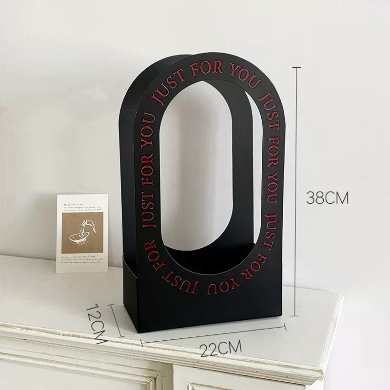 Día de San Valentín 520 flores caja de flores canasta hueca bolsa floral ramo floral hecha a mano caja de embalaje DIY material