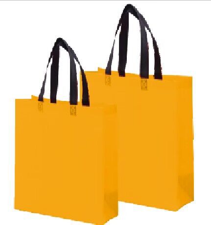 Bolsas de mano no tejidas coloridas bolsas de regalo en blanco engrosado para llevar bolsas de compras