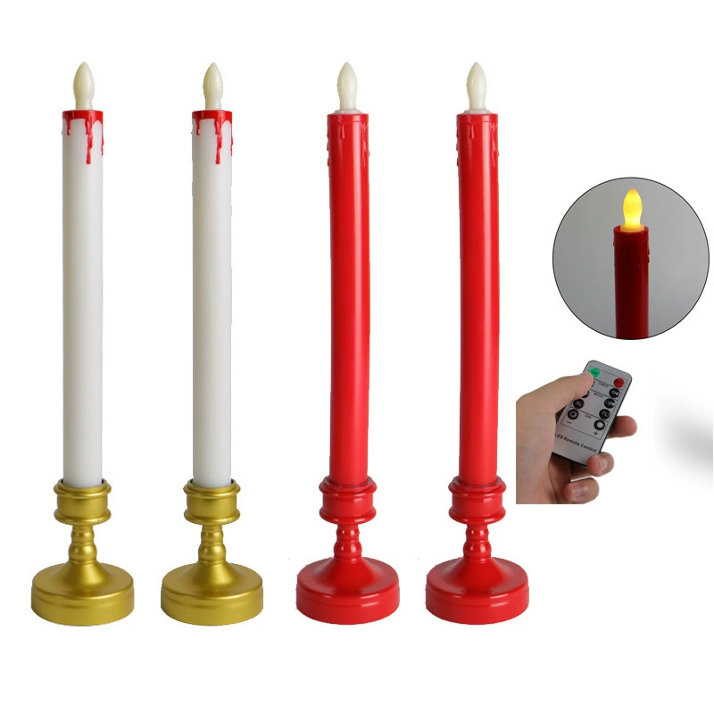 Светодиодная электронная свеча с 10 клавишами пульта дистанционного управления