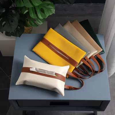 Mercedes-Benz Car Supplies Leather Tissue — Car tissue box/set