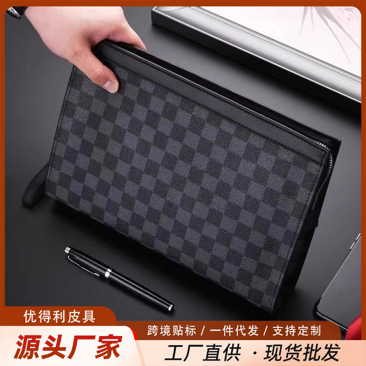Handbag New Men's Casual Clutch Handbag Business Large Capacity Fashion High-End Outing Envelope Wallet Handbag New Men's Casual Clutch Handbag Business Large Capacity Fashion High-End Outing Envelope Wallet