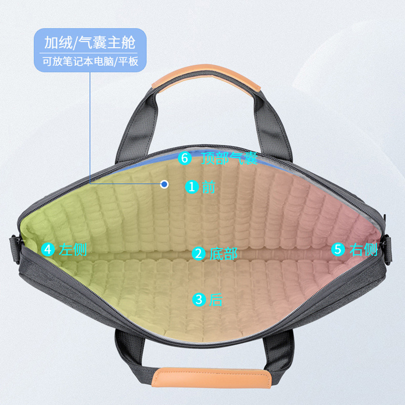 Bolsa de computadora portátil de gran capacidad para hombres 14 - 17 pulgadas bolsas portátiles bolsas de viaje de negocios bolsa de reunión