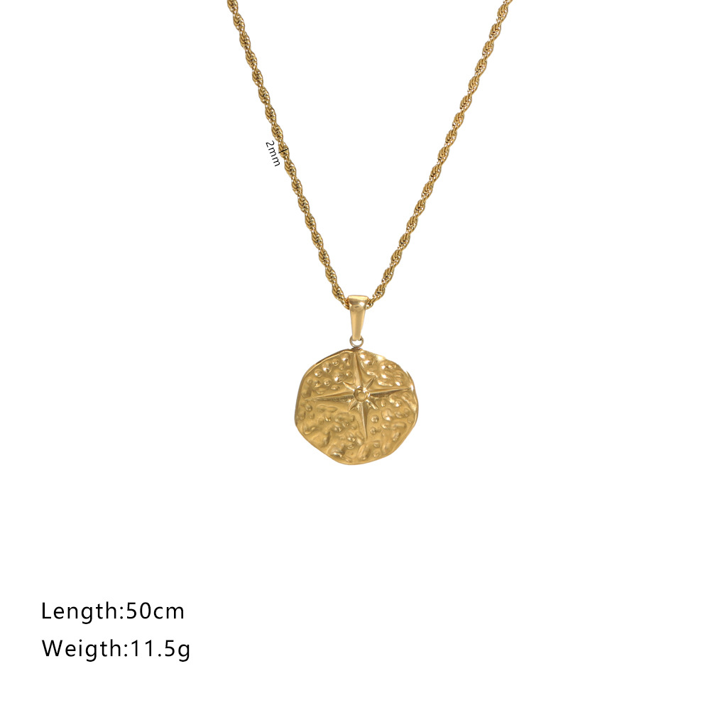 2025 Sunflower Pendant Necklace Accessories Light Luxury High-End Feel For Women And Men Summer Sweet Cool Hot Girl_voghion.com