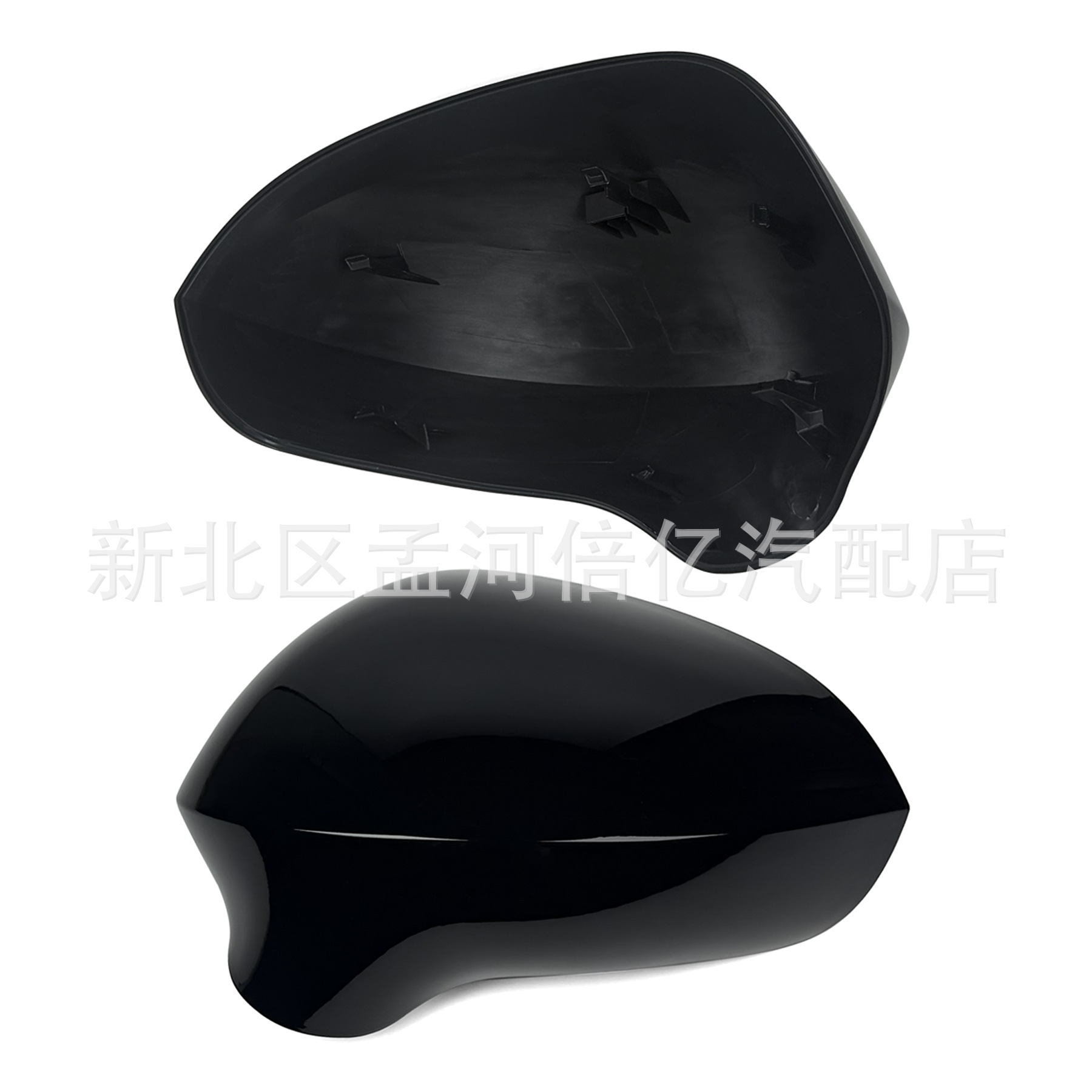 Suitable for 2008-2017 SEAT Ibiza 6J rearview mirror housing, glossy black painted replacement rearview mirror cover