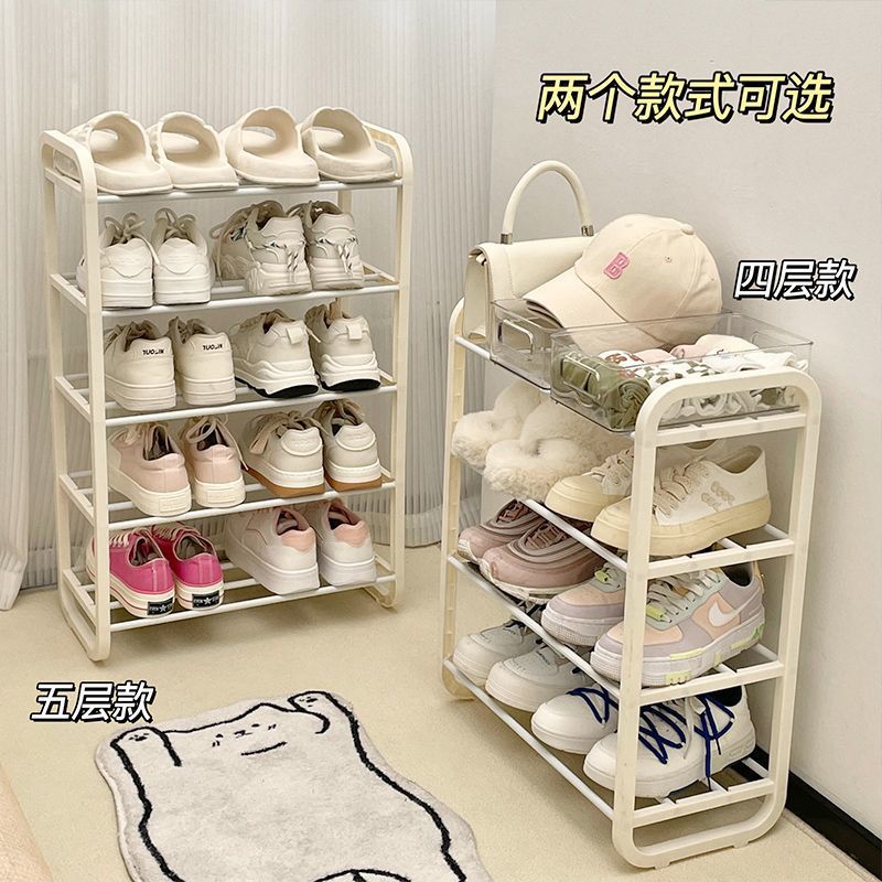 Zapatero simple puerta del hogar estante de almacenamiento de zapatos dormitorio habitación de alquiler estante de zapatos de varios pisos dormitorio dormitorio gabinete de zapatos