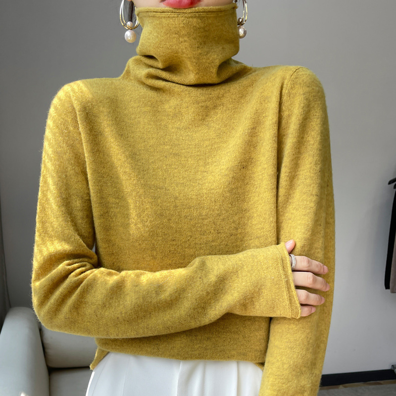 더미 칼라 겨자 노란색