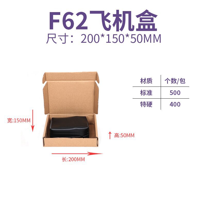 20*15*5CM; tres capas de flauta E estándar