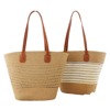 Brand universal fashionable straw capacious one-shoulder bag, woven beach shoulder bag