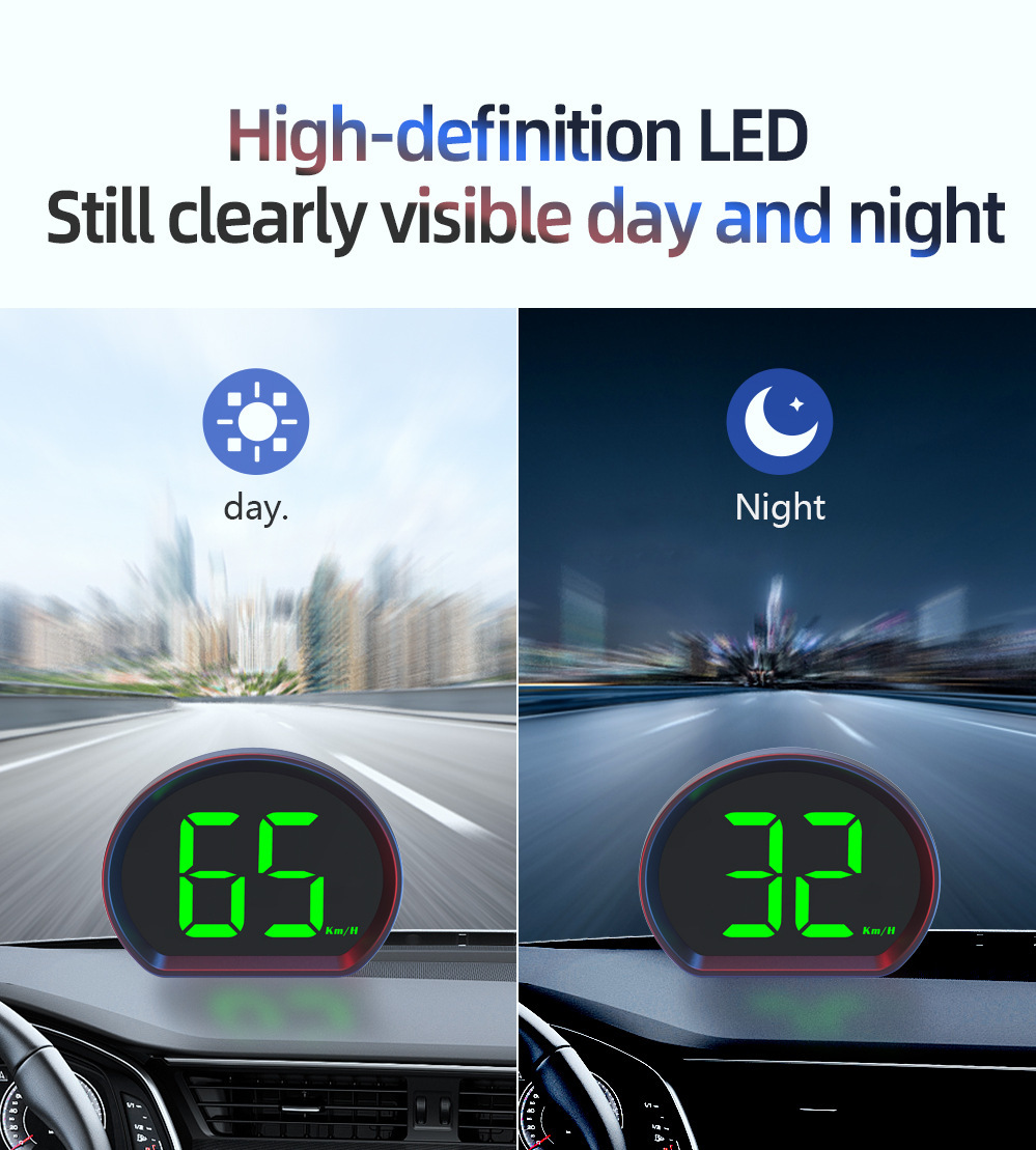 Smart X3 car HUD head-up display, new energy vehicle instrument cluster, GPS speedometer, HUD cycling computer, dual-mode GPS and Beidou