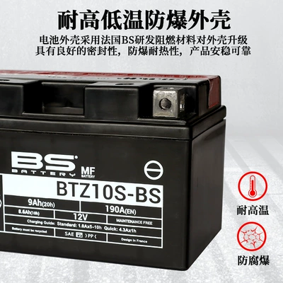 French BS motorcycle battery Car battery/battery