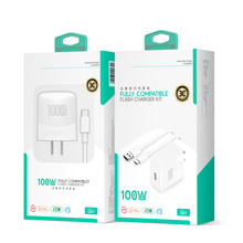 SKN/Q5T100W超级快充充电器套装适用苹果华为iQOO安卓手机充电