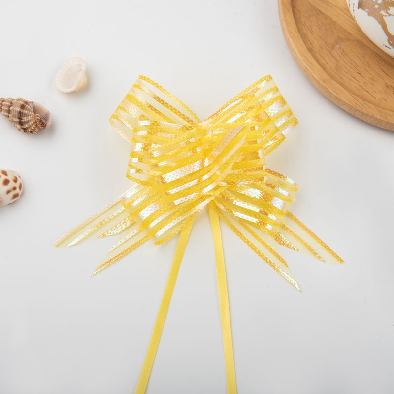 Cross-Border tire regalo de boda arco mano tire flor 30 medio nieve hilo tire flor regalo flor embalaje cinta