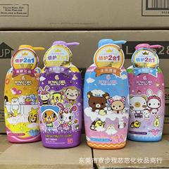香港ロイヤル ガールズ 子供用 ダブルケア シャンプーとシャワージェル ツーインワン 保湿 フローラル フルーティー 580ml