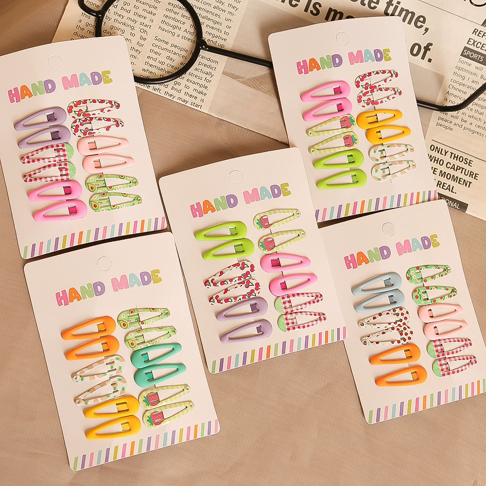 Детские челки, безвредный зажим для волос, милые заколки, маленький аксессуар для волос