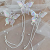 Hair accessory suitable for photo sessions for bride with tassels