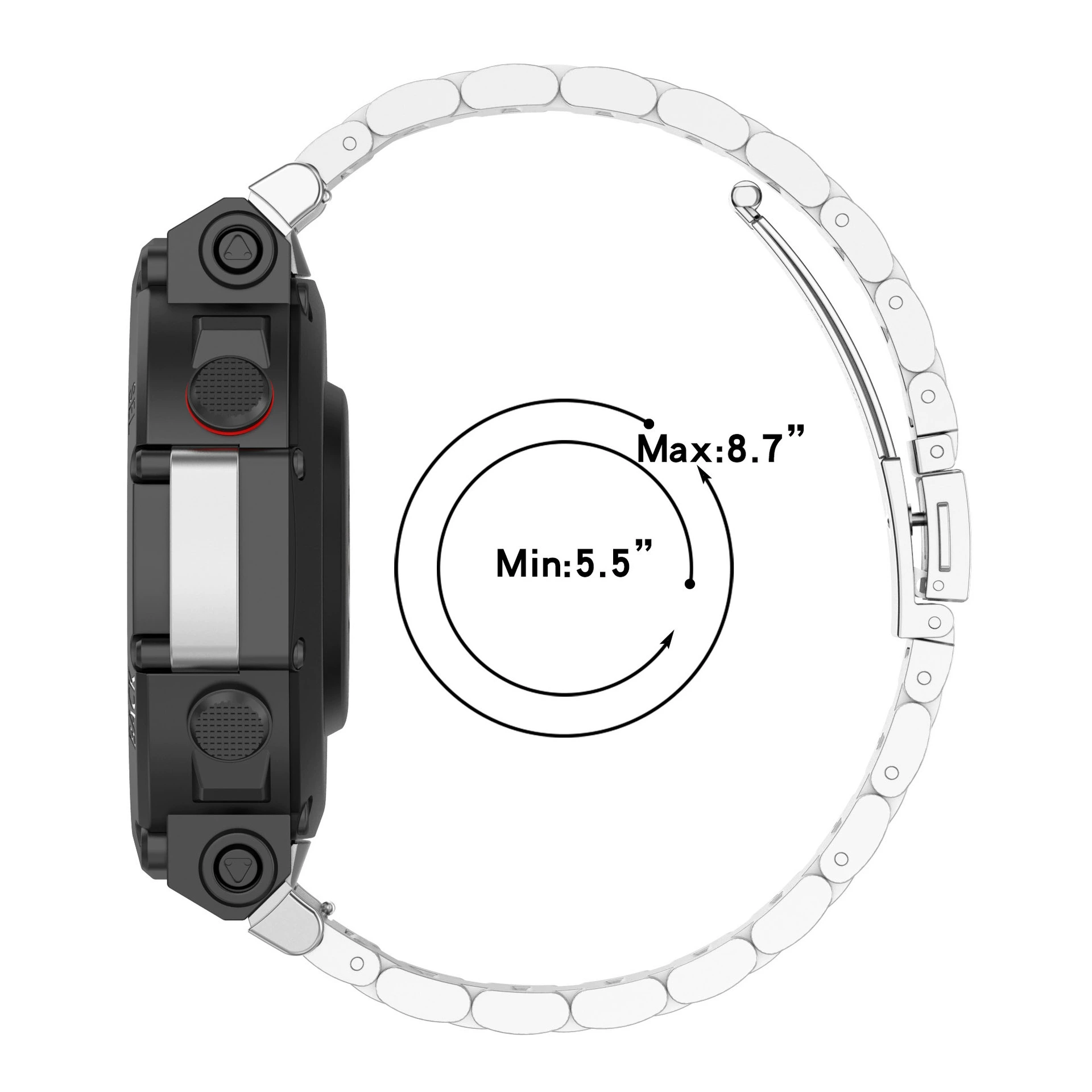 Совместимо с Huami Amazfit T-Rex2 Тайра Тираннозавр Dragon 2-го поколения Часы Sanzhu браслет Стальной ремешок
