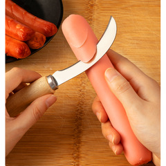 Stainless steel scimitar banana knife small sickle vegetable cutting pineapple knife fruit knife jackfruit knife leek cutting tool