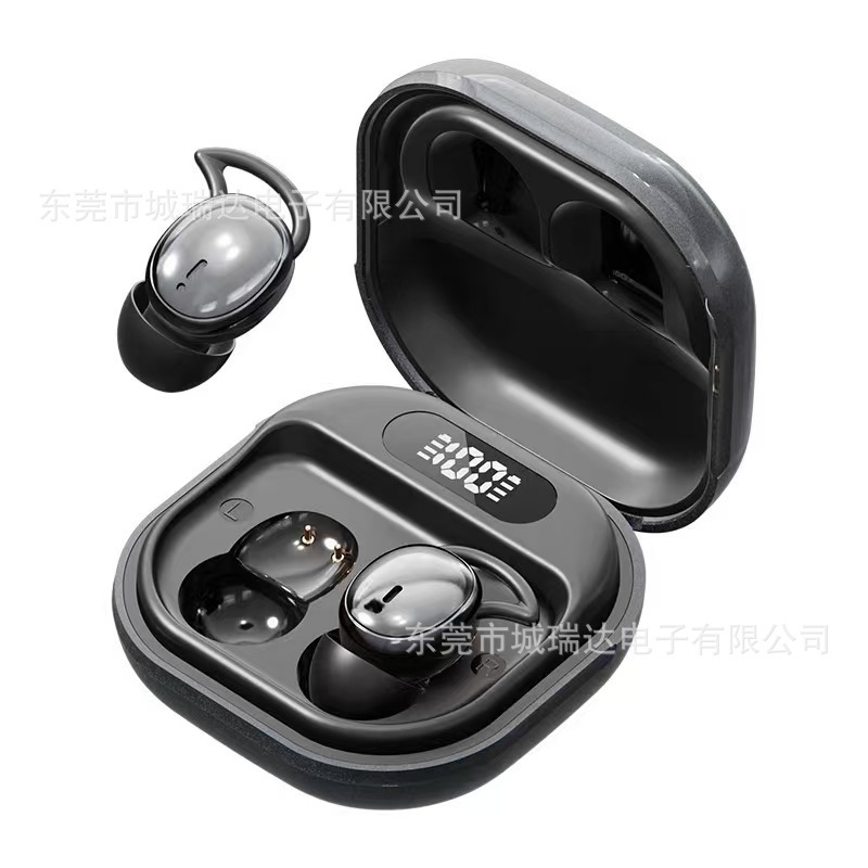 2025新型睡眠入耳式無線bluetoothイヤホン側睡眠専用ステルス運動騒音低減ガス骨伝導|undefined