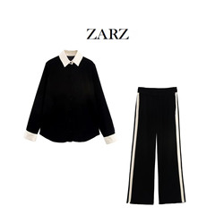 ZARZは欧米風の新しい女装を作ってビロードのシャツをつなぎ合わせます。