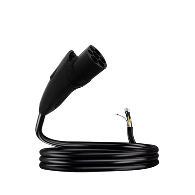 32A 5m Ac Pile Gun Elektrikli avtomobil şarj cihazları - black-32a