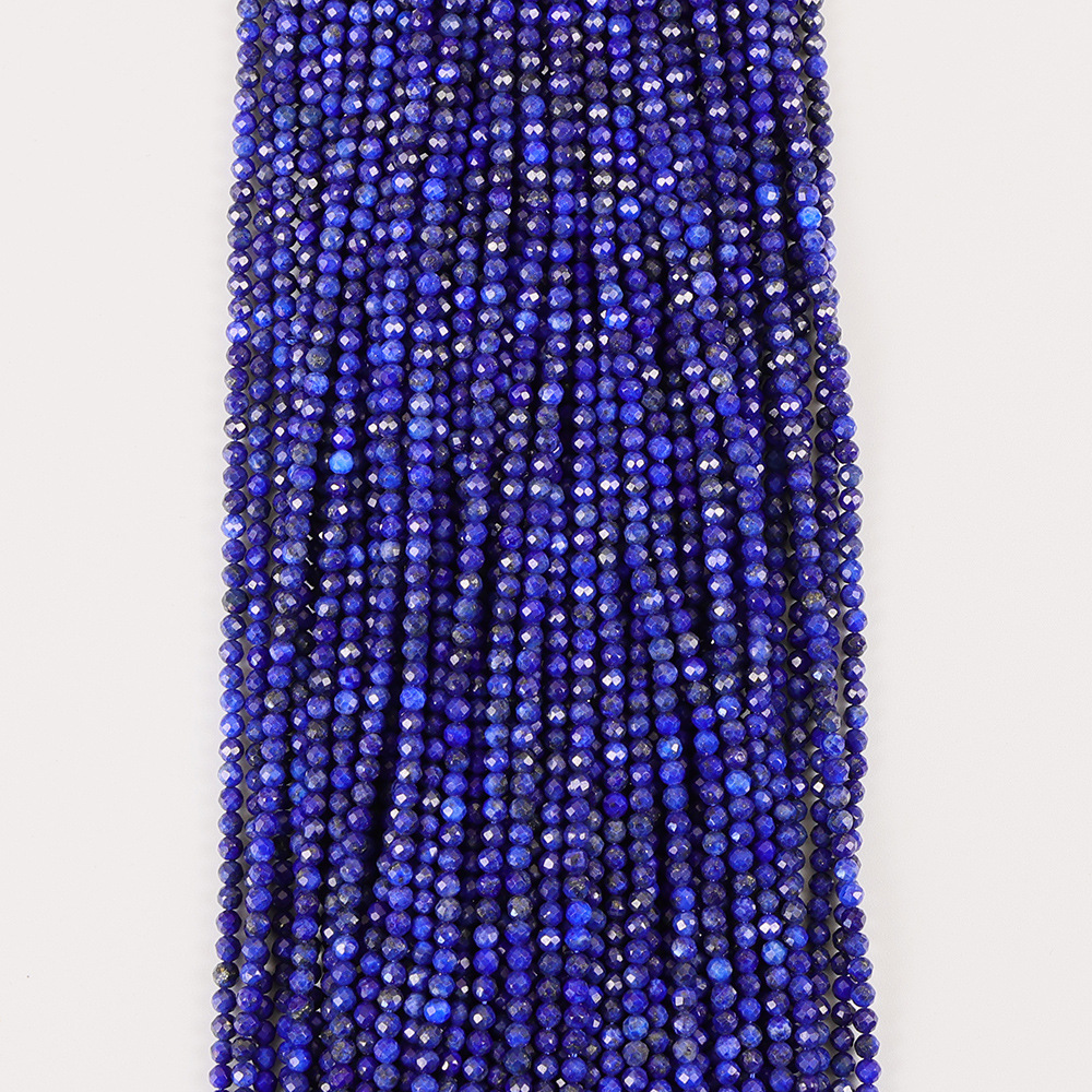 La lapis lazuli natural 2 - 3mm cristal semiacabado DIY cuentas de mijo cuentas de frascos fabricantes al por mayor image 3