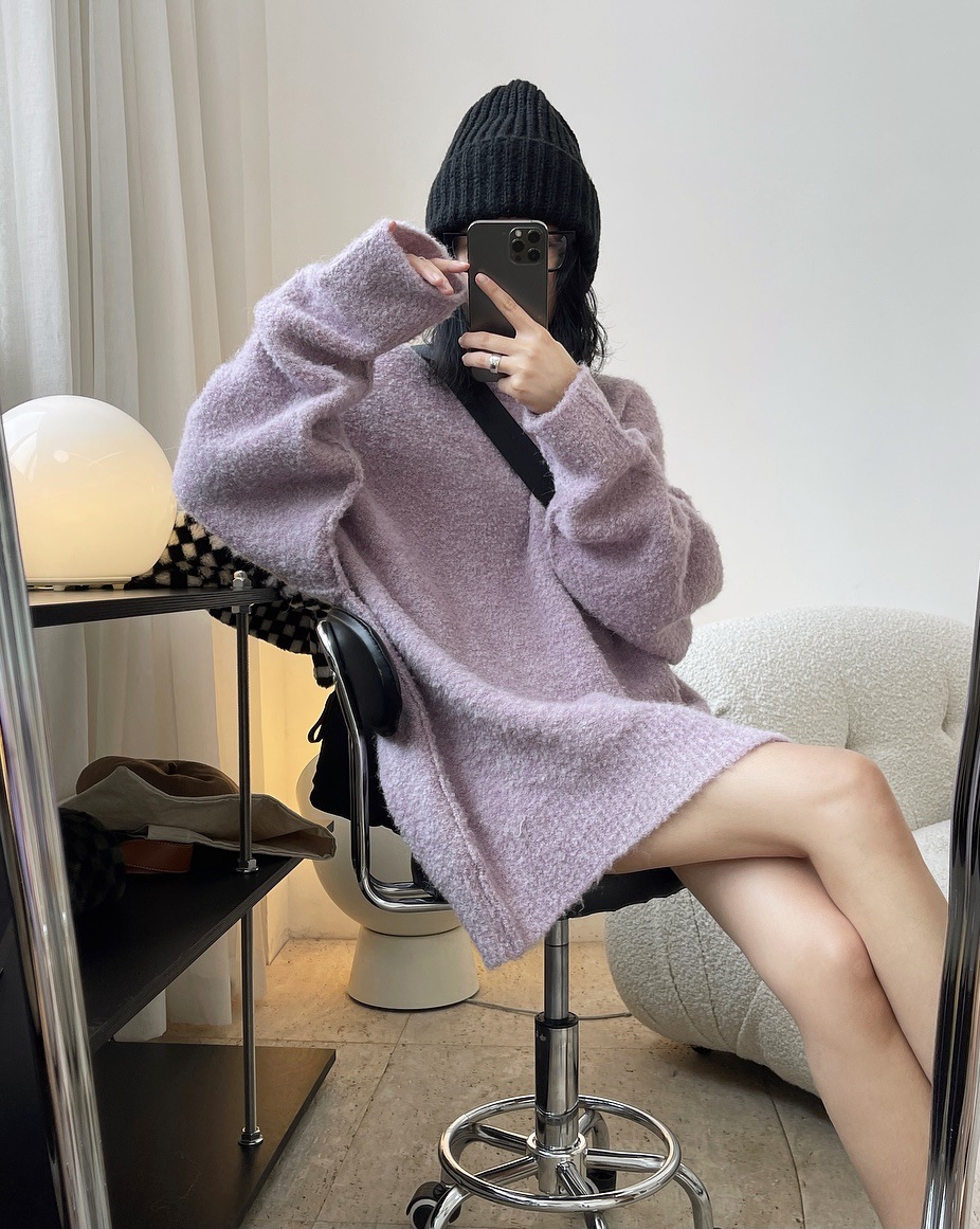 温柔软糯圈圈纱毛衣Soft Mochi Loop Cardigan