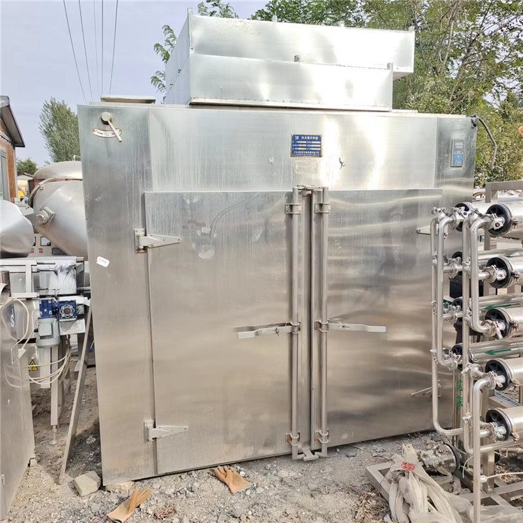 现货二手热风循环烘箱 两门两车48盘电加热烘箱 蒸汽热风循环干燥