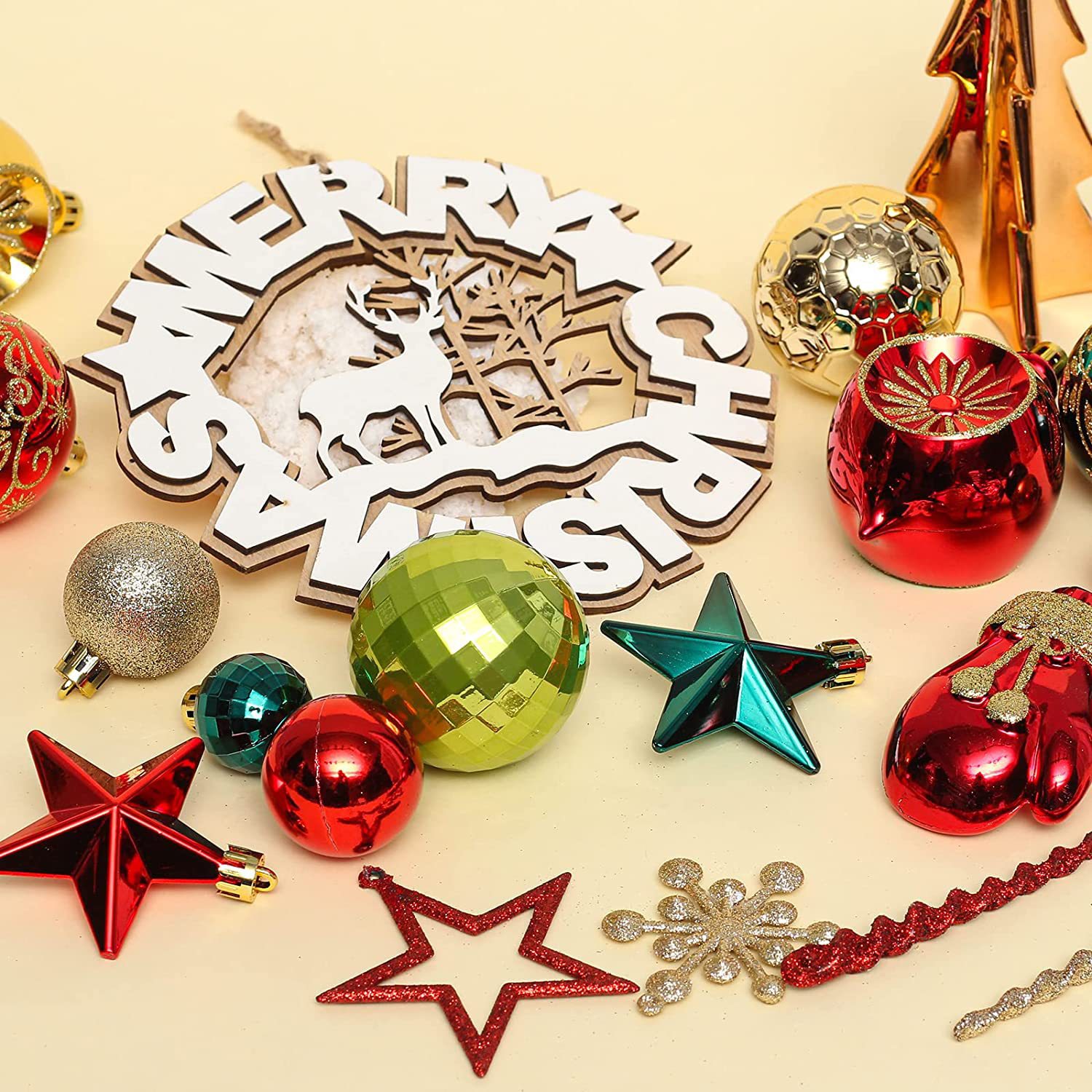 Navidad Ball Set Navidad árbol de Navidad colgante bola de decoración bola hueco fiesta de boda bola de color de Navidad bola de decoración