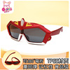 Soft silica gel cartoon sunglasses, children's glasses for boys