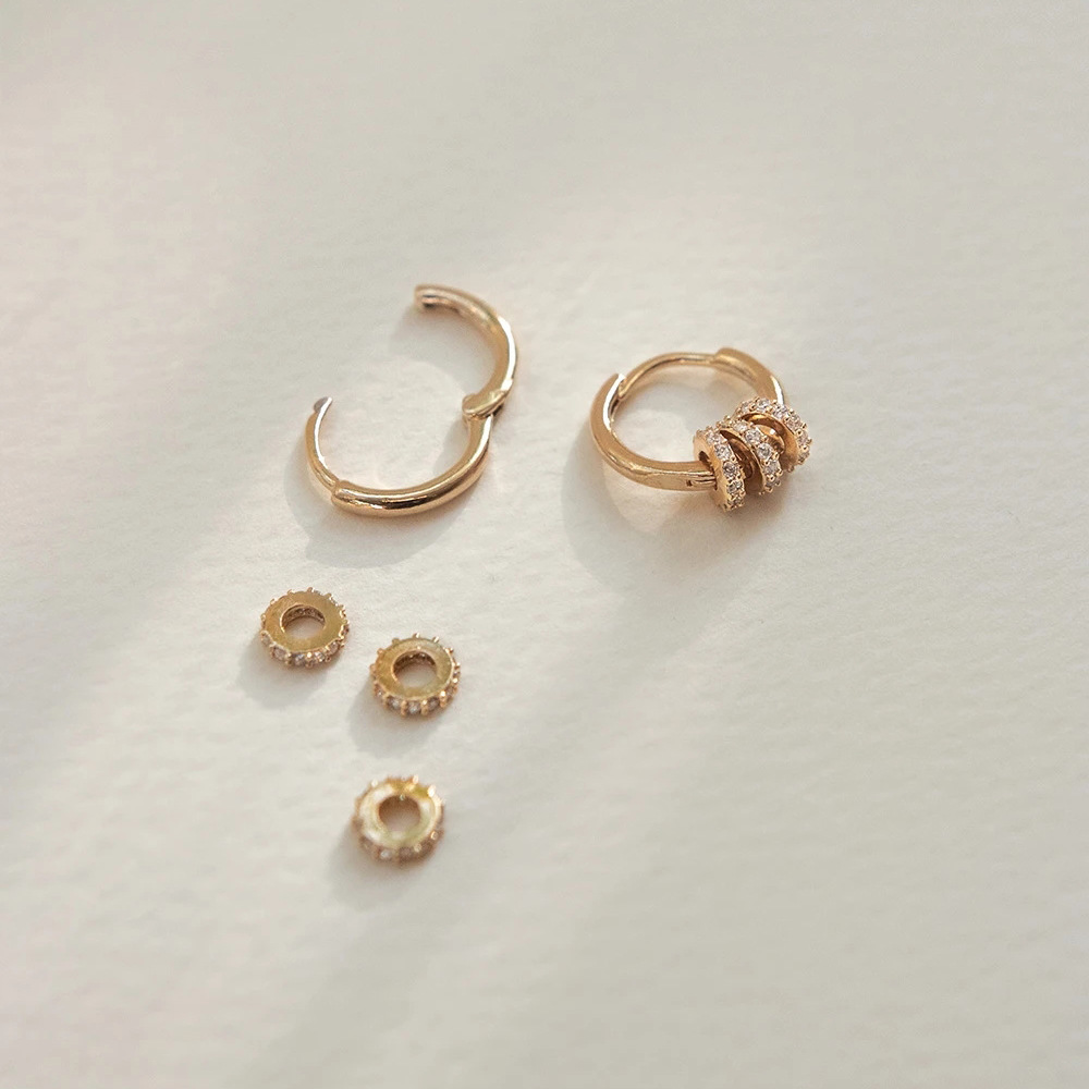 Geometric Diamond Fashion Earrings Wholesale Jewelry Nihaojewelry display picture 5