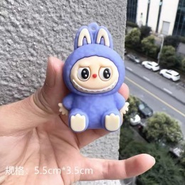 网红布布bubu蛋糕装饰摆件可爱彩色小兔子儿童生日派对装扮插件|undefined