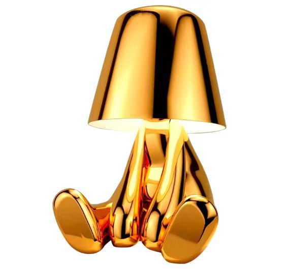 Mini Golden Man Table Lamp