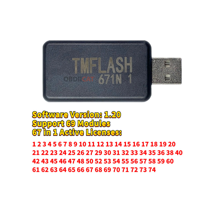Car Diagnostic Tool Pcmflash 67in1 Programmer Pcmflash Ecu Module Dongle