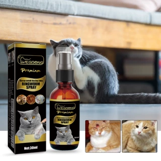 YEGEBONG 猫癣喷雾 宠物猫咪除螨虫猫藓护理皮肤外用喷雾剂
