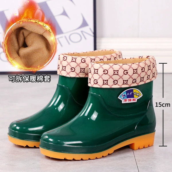 Short barrel dark green-velvet detachable-268 Xiaomi