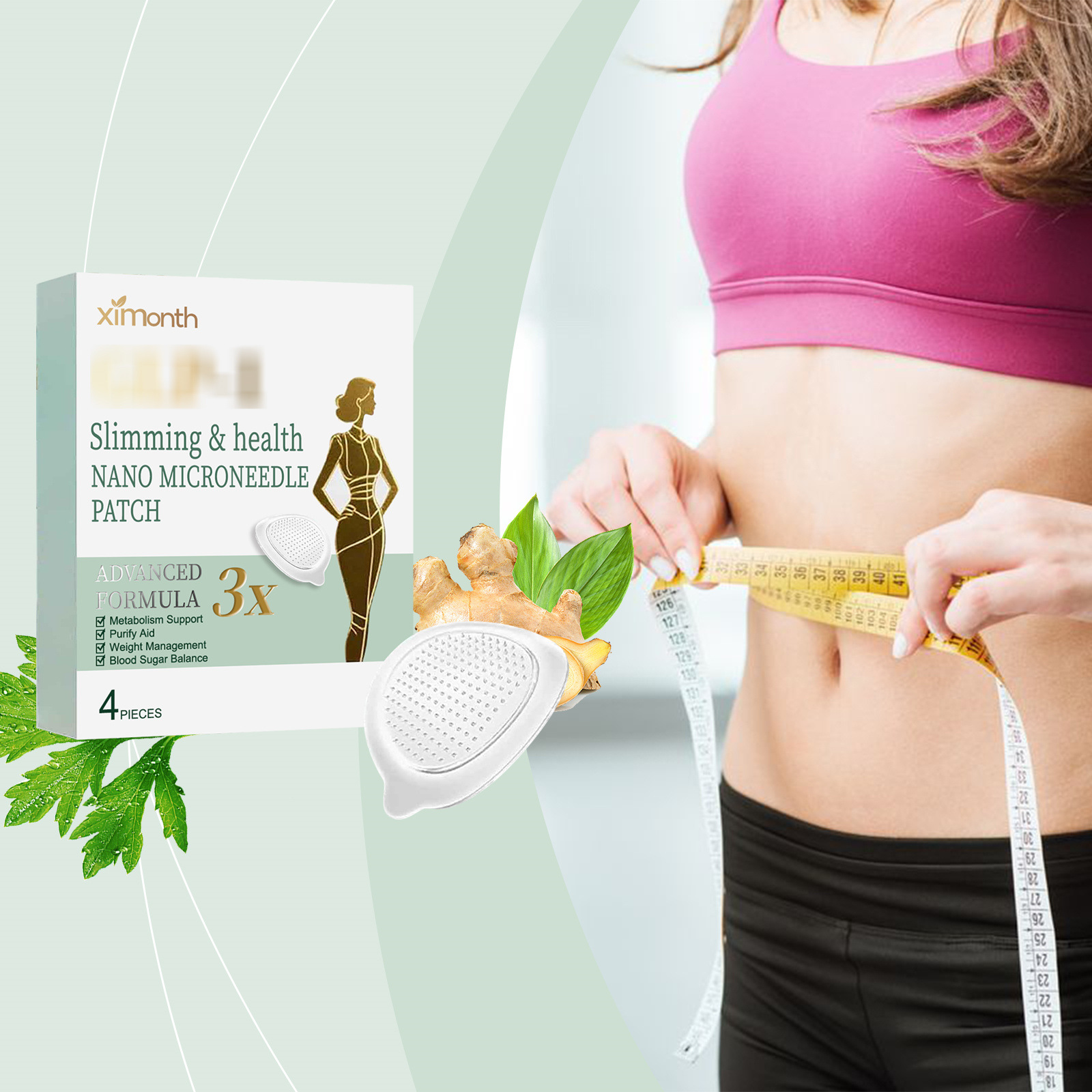 Ximonth 身体护理贴片 温和成分呵护肌肤展现身材线条日常护理贴