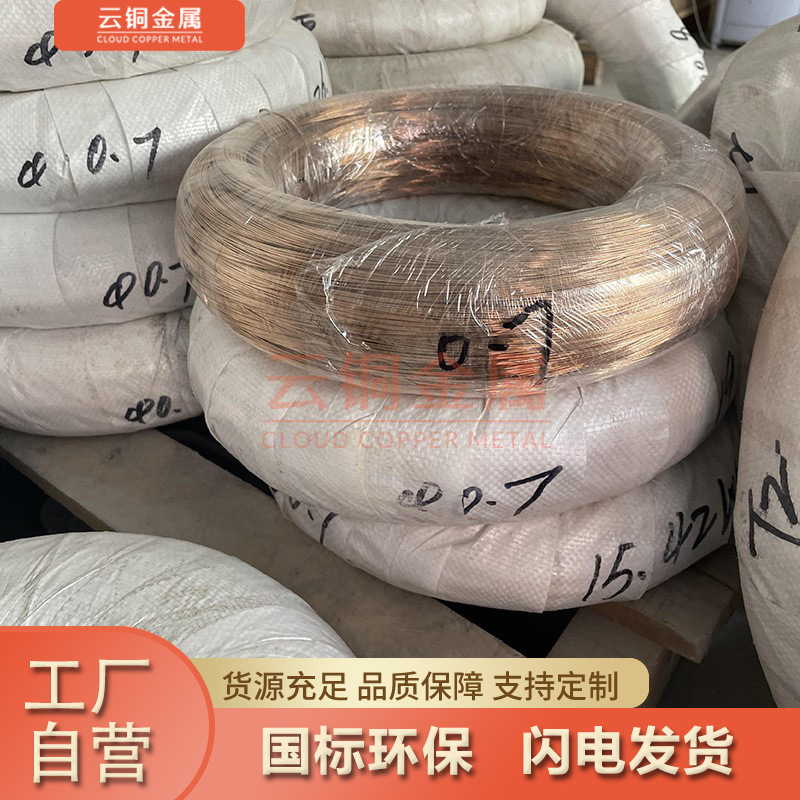 广东供应磷铜线镀锡 C5191磷铜扁线 环保锡磷铜线0.4 0.5 0.6 0.7